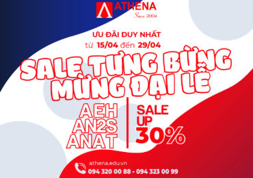 KHUYẾN HỌC MỪNG  LỄ 30/4 – 1/5 | ƯU ĐÃI HỌC PHÍ CỰC SỐC ĐẾN 30%