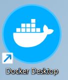 Biểu tượng phần mềm Docker Desktop