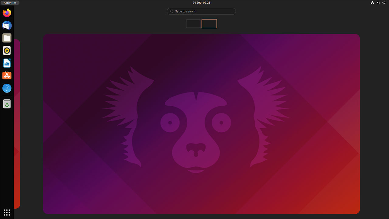 Giao diện Ubuntu 21.10