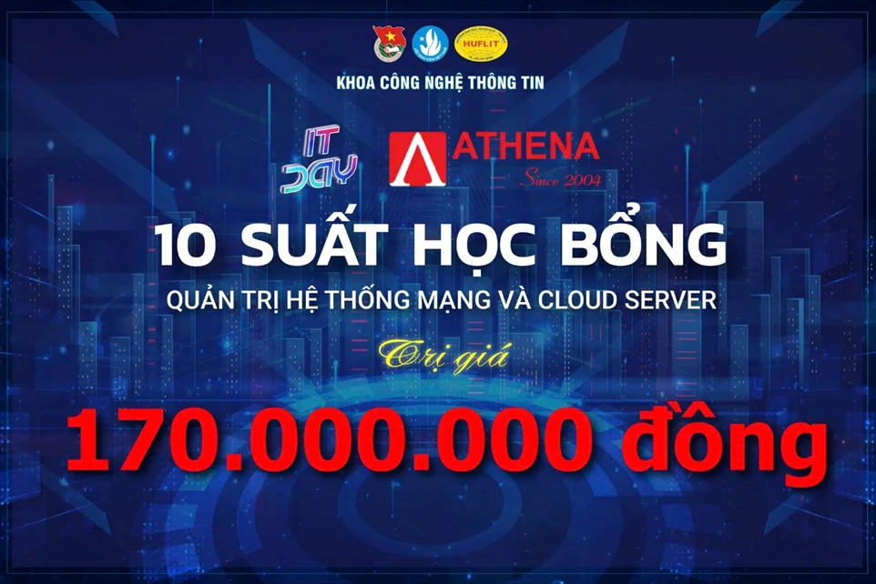 Học bổng 170 triệu Athena Huflit