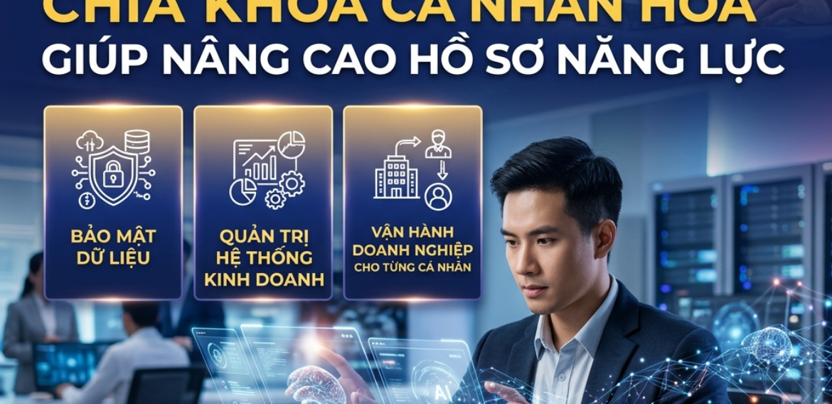 ĐẨY MẠNH ĐÀO TẠO ỨNG DỤNG AI: CHÌA KHÓA GIÚP NÂNG CAO HỒ SƠ NĂNG LỰC BẢO MẬT DỮ LIỆU, QUẢN TRỊ HỆ THỐNG KINH DOANH, VẬN HÀNH DOANH NGHIỆP CHO TỪNG CÁ NHÂN